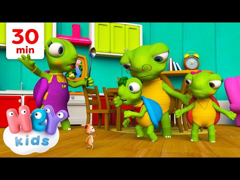 A Família Tartaruga 🐢 | Música Infantil | HeyKids em Português