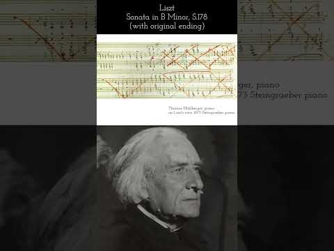 Liszt changed the ending for the better