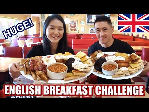 MASSIVE ENGLISH BREAKFAST CHALLENGE! (With Hungry Ronin) Video