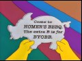The Extra B Is For BYOBB (The Simpsons)