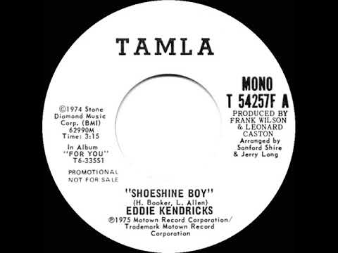 1975 Eddie Kendricks - Shoeshine Boy (mono radio promo 45)