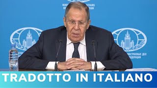 Russia - Lavrov: crisi nella NATO e scontro con gli Stati Uniti | Conferenza stampa integrale