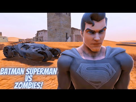 CAN BATMAN & SUPERMAN SAVE TINY VILLAGE FROM 1 MILLION ZOMBIES ? - Warhammer 40K | UEBS 2