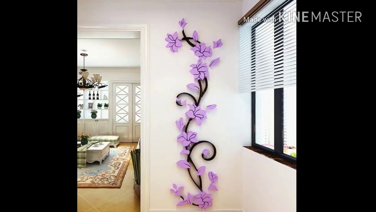 Luxusní 3D květina - krásná dekorace na zeď