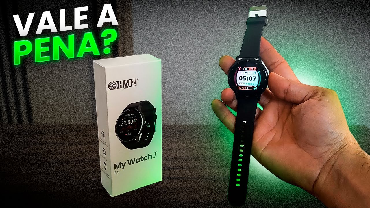 Miniatura da avaliação em vídeo de Smartwatch Haiz My Watch I Fit Rosa HZ-ZL02D