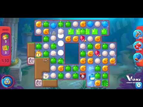 Fishdom. 9055 hard level no boosters and diamonds. 20 moves