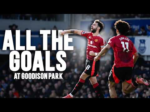 EVERY United Goal At Goodison Park | Premier League