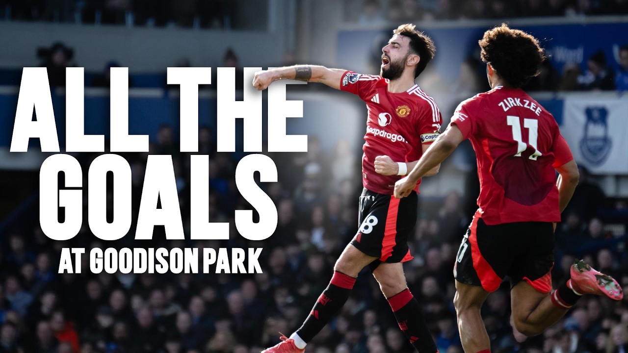 EVERY United Goal At Goodison Park | Premier League