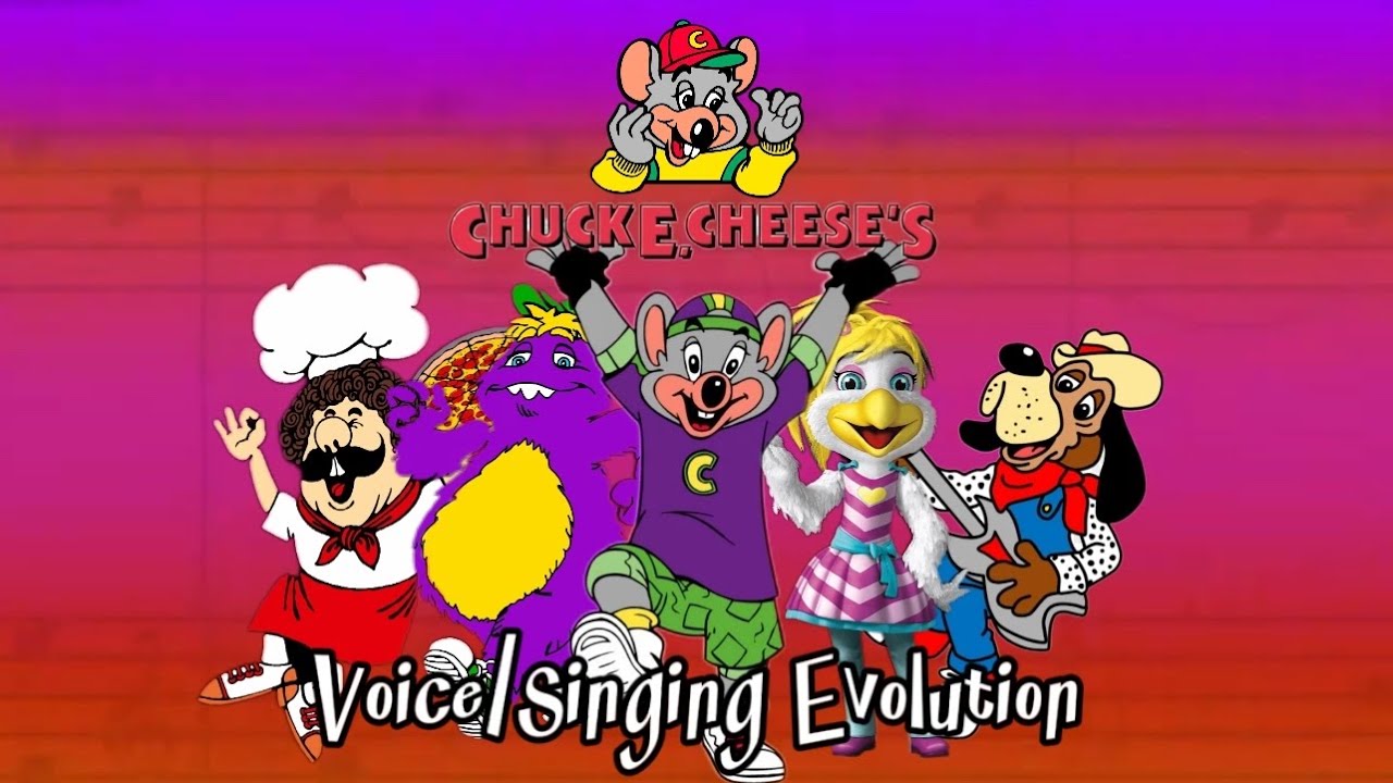 Chuck E Cheese's Voice/Singing Evolution 