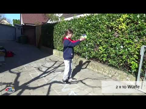 Werfen und Fangen - WF06 - "Ballartist" - Ball hochwerfen und hinter dem Rücken fangen