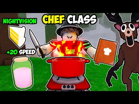 I Survived 99 Nights In The Forest And Made EVERY RECIPE With The CHEF CLASS..(insane buffs)