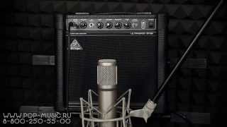 Video thumbnail for Комбик басовый BEHRINGER BT108 (Bass Amplifier Review and demo) by PopMusicRu