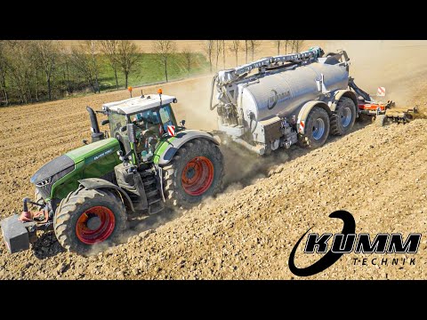 KUMM Technik KTR / KTX Tandem-Ausbringfass | FENDT 1050 | Lohnunternehmen Groschmidt