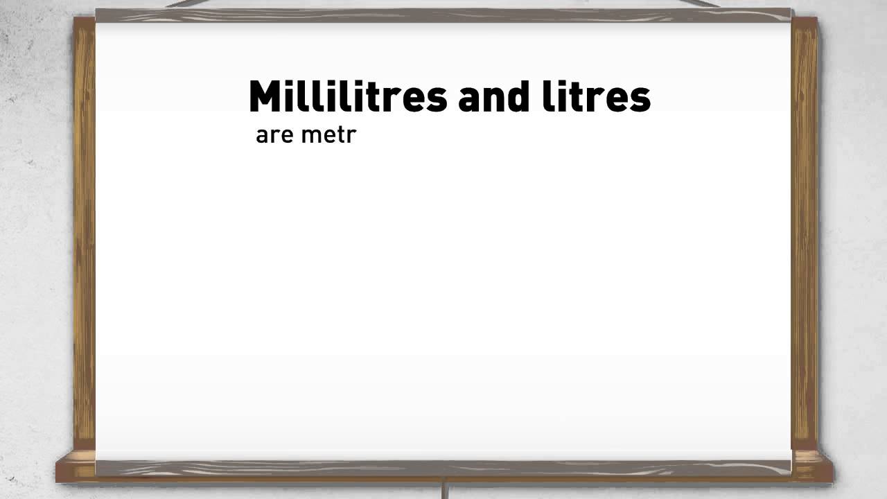 Beginner m Identifying units to measure capacity converted