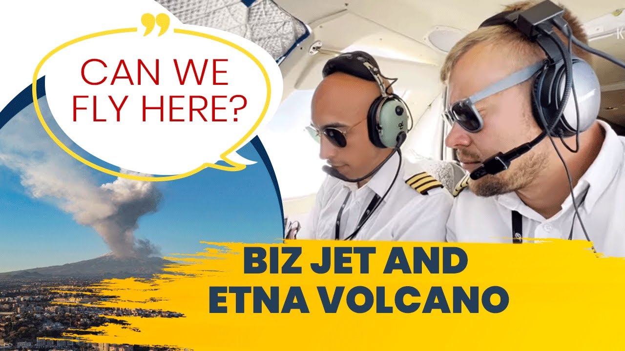 Business jet pilot’s real life Cessna Citation 550. Etna, magnetic abnormality, risk of wind-shear.