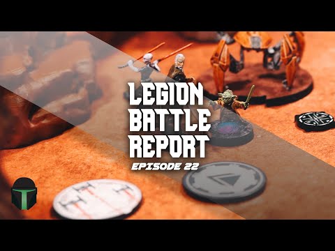 Star Wars Legion Battle Report Episode 22 (Dooku Asajj vs. Yoda Cody)