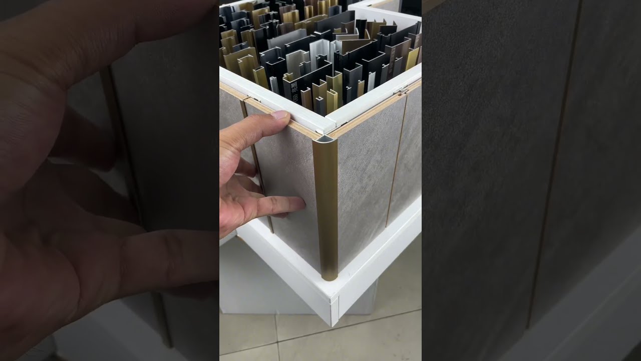 High Quality Aluminum Profiles for all kinds of tiles, panels and flooring decoration