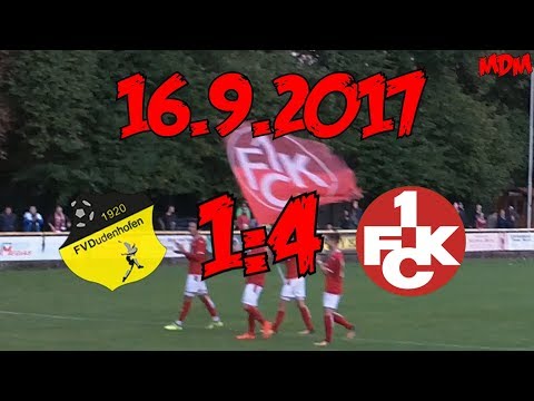 FV Dudenhofen 1:4 1. FC Kaiserslautern II - 16.9.2017 - Seht ihr Profis, so wird das gemacht!