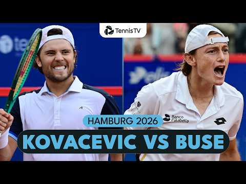 Buse Faces Kovacevic For Maiden ATP 500 Final | Hamburg 2026 Semi-Final Highlights