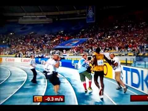 WORD CHAMPIONSCHIPS MOSCOW 2013-FINALE 100 METRI MASCHILE-ORO USAIN BOLT