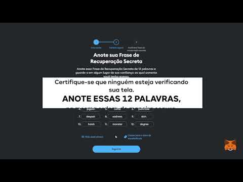 Como criar conta na MetaMask