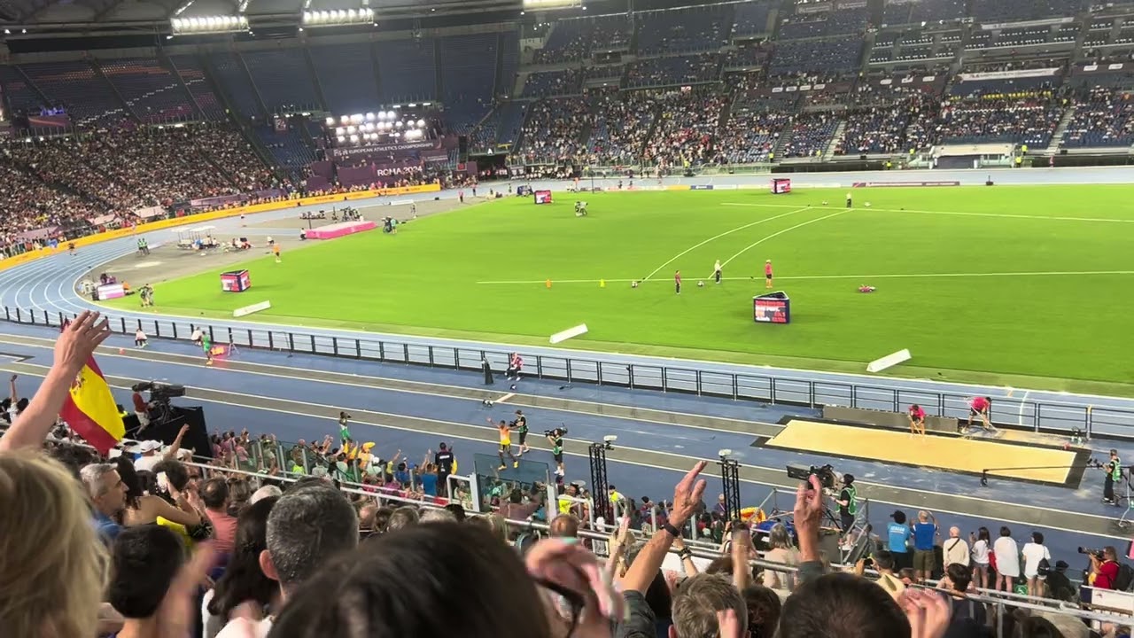 Jordan Diaz Reaction to His 18.18m Jump in Rome