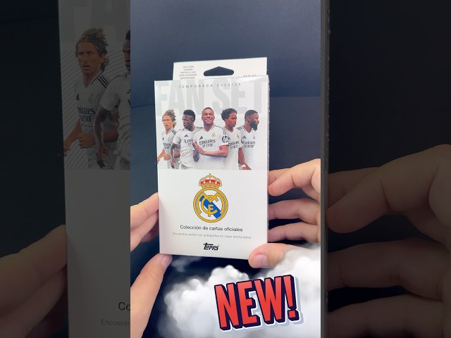 Vídeo relacionado con Set base completo + 8 cards extras: Posibilidad de autógrafo original Colección Oficial del Madrid, Cerrado