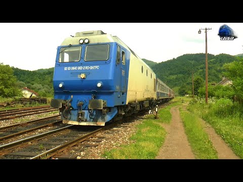 Jimmy 64-0962-2 & R4652 Sighetu Marmației-Vișeu de Jos in Gara Valea Vișeului Station -17 June 2021