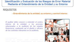 NIA 315 Identificación y evaluación de los riesgos de error material