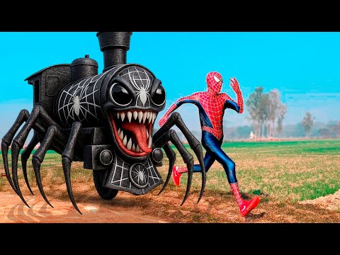 Spider-Man and the Evil Venom Train - Full Superhero Movie
