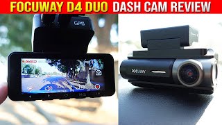 FOCUWAY D4 DUO 4K Dash Cam Review (GPS & Park Mode)
