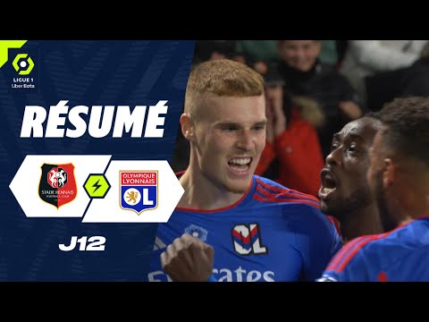 Resumen de Stade Rennais vs Olympique Lyonnais Jornada 12
