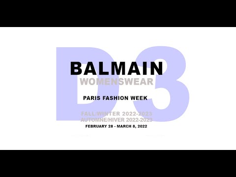 Balmain Fall/Winter 22, Women RTW 2022-23 Full Fashion Show | DNMAG