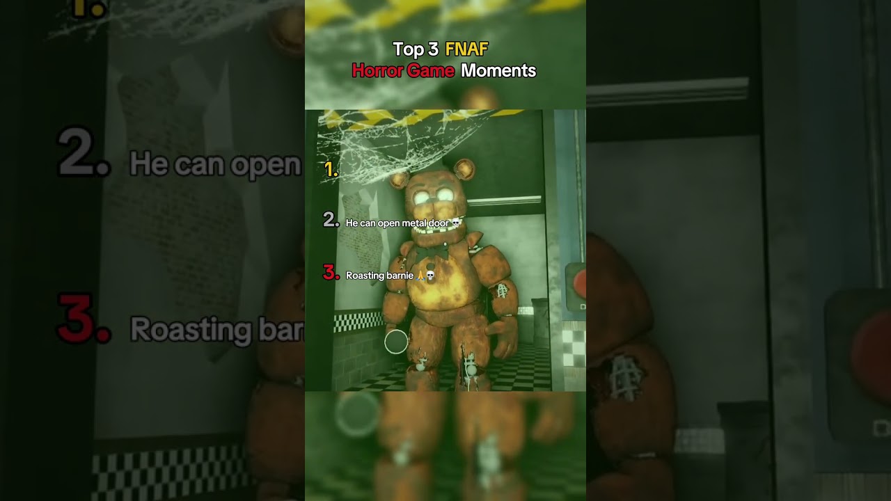 Top 3 Funniest FNAF Game Moments 😂 (last clip, bonnie pranked foxy 🙏😭)