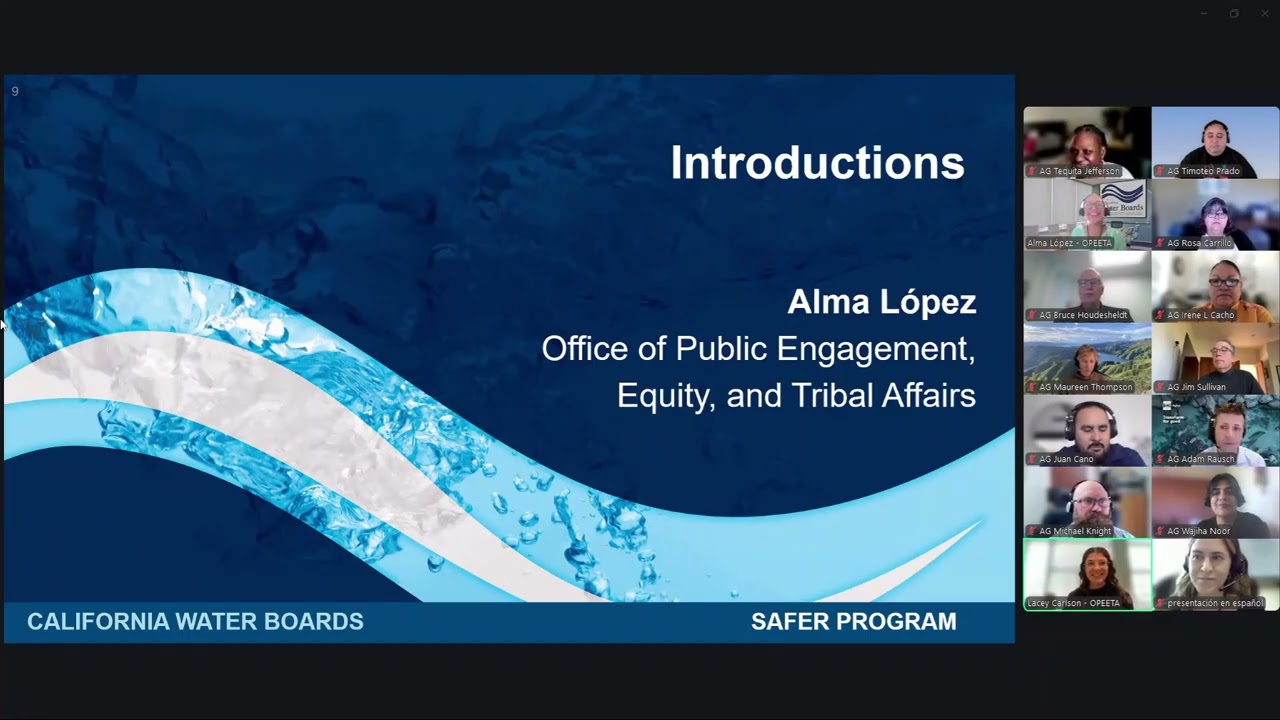 SAFER Advisory Group Q1 Meeting - March 12, 2026