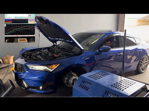2023 acura integra dyno numbers| stock vs custom tune
