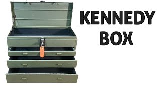 Kennedy Tool Box Restoration - New Felt - Drawer Slides - Toolbox