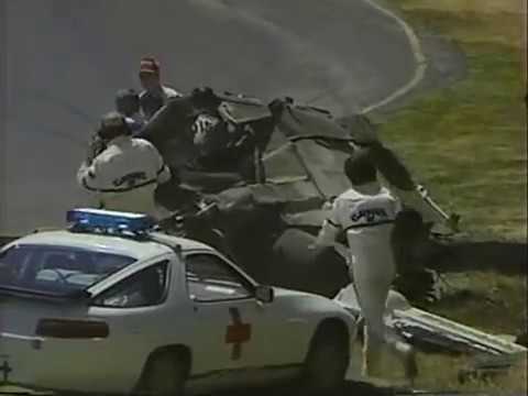 1987 IMSA GTP Bob Wolleck crash at Sears Point