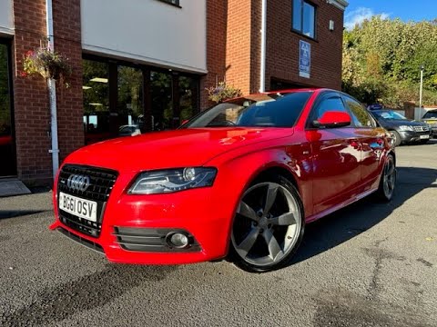 2011 61-Reg Audi A4 3.0 TDI Quattro S-Line “Black Edition” Auto,58,000 miles £10995