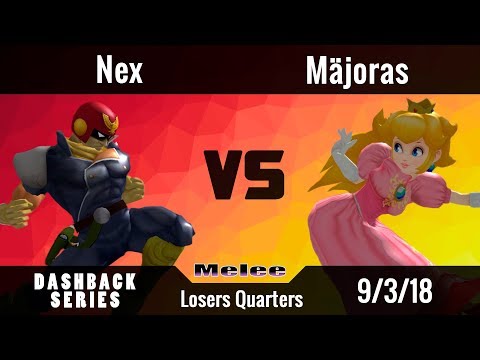 [Dashback 3] - Melee Singles - Nex (Falcon) vs Mäjoras (Peach) - Losers Quarters