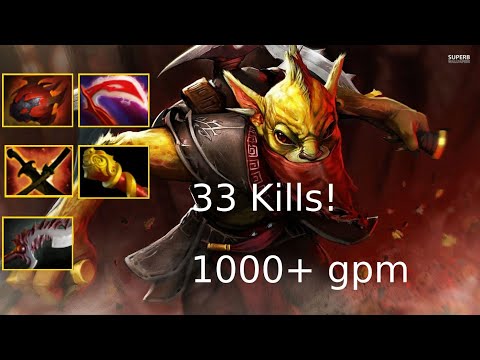 Bounty Hunter Mid Lane Endless Kill Dota 2 Full Game