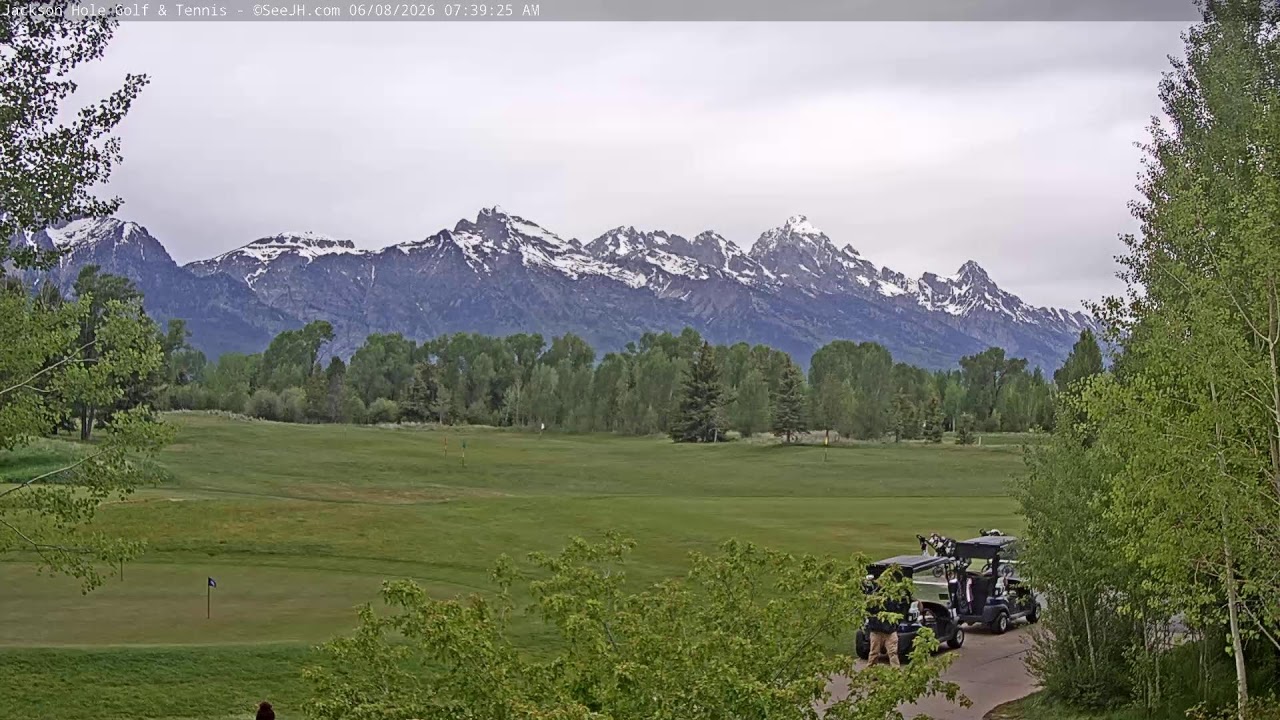 Live webcam view of Club de golf y tenis Jackson Hole