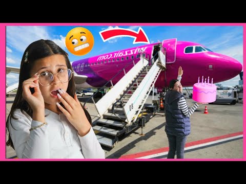 🫣Frica de PRIMUL MEU ZBOR cu AVIONUL✈️ în Belgia🇧🇪 Ciao Patricia vlog de familie la Ziua de naștere