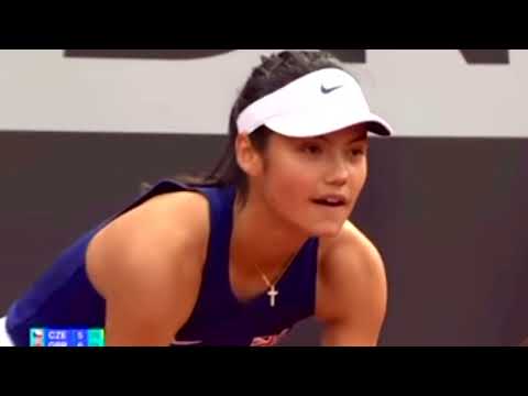 Emma Raducanu vs Tereza Martincova | Great Britain vs Czech Republic | Billie King Cup 22 | Prague