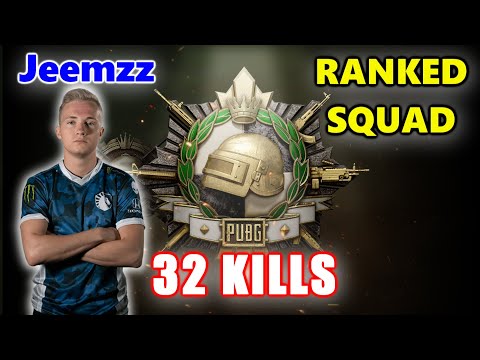 PUBG RANKED - Team Liquid Jeemzz - 32 KILLS - M416 - RANKED SQUAD