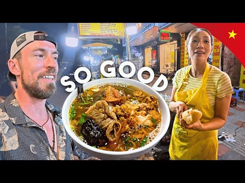 I Ate STREET FOOD in VIETNAM!! (Best Food in Hai Phong) 🇻🇳
