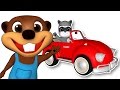 Red Car Learn Colors For Children Colours Song Educational Video For Toddlers By Busy Beavers