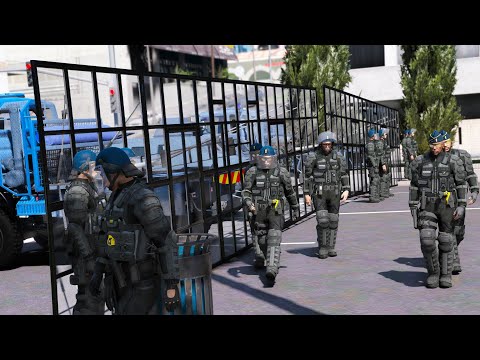 [GTA-LSPDFR] LES GENDARMES MOBILE FACE AUX MANIFESTANTS #847