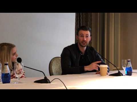 McKenna Grace Hugs Chris Evans -- #GiftedMovie