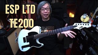 Video thumbnail for ESP LTD TE200 by Jon is just TOO LouD!!